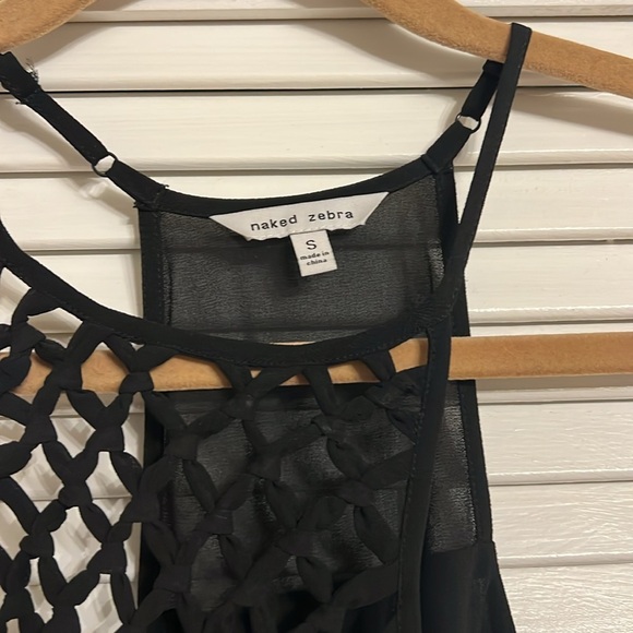 EUC‼️ Set of 2 Naked Zebra Flowy Tank Tops - Picture 3 of 5